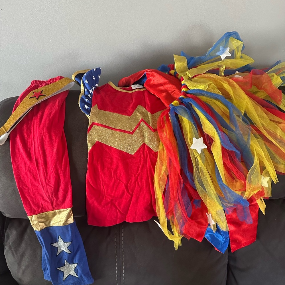 Girls wonder women costume